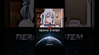 Rimuru Tempest Volume 22 VS Tiering System  shorts animescale scale tensura [upl. by Htebasil]