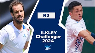 Richard Gasquet vs Harold Mayot  ILKLEY 2024 [upl. by Gennie77]