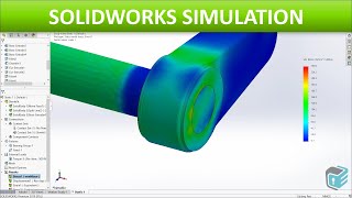 SOLIDWORKS Simulation  Shrink Fit Connection [upl. by Auroora]