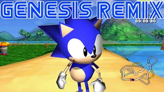 Sonic R  Can You Feel the Sunshine Sega Genesis Remix [upl. by Ahsinar]