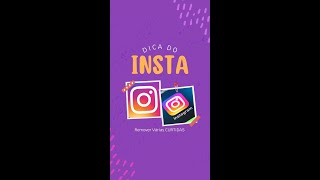 COMO REMOVER VARIAS CURTIDAS AO MESMO TEMPO NO INSTAGRAM shorts [upl. by Lopez]