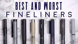 Finding the BEST Fineliner  The Ultimate Fineline Marker Test [upl. by Nahbois]