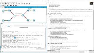 1034 Packet Tracer  Connect a Router to a LAN [upl. by Hsoj]