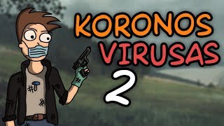 MINECRAFT KURIAME YRA KORONOS VIRUSAS 2 [upl. by Lrak]