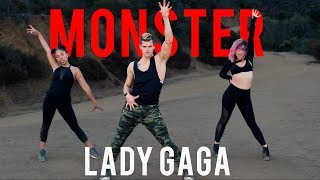 Monster  Lady Gaga  Caleb Marshall  Dance Workout [upl. by Oswal930]