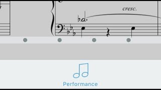 Piascore  Performance mode  演奏モード [upl. by Eneiluj621]