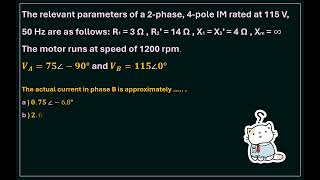 Induction Machines  Top Question 2 [upl. by Beberg]