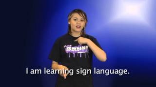 Learn ASL quotIm learning sign languagequot [upl. by Witherspoon660]