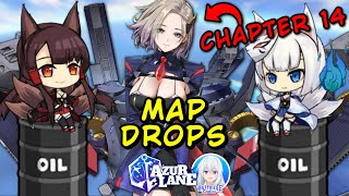 Azur Lane These 14 Ships are ONLY obtainable as Chapter Map Drops [upl. by Sachiko]