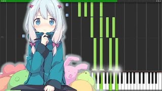 【FULL】Eromangasensei OP エロマンガ先生 OP  quotHitorigotoquot Synthesia Piano Tutorial  ピアノ Cover [upl. by Yrral]