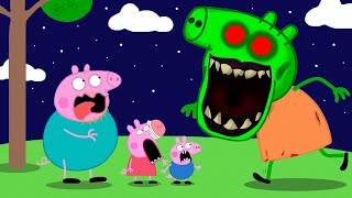 Zombie Apocalypse Mommy Pig turns into a Zombie monster Funny Peppa Pig Cartoon [upl. by Collen44]