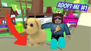 ¡Mi PRIMERA MASCOTA en ADOPT ME 1 [upl. by Dremann]