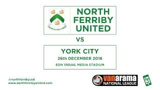 North Ferriby United vs York City  Highlights [upl. by Ingunna439]