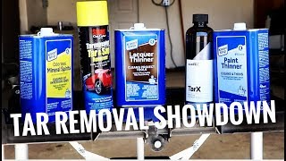 BEST TAR REMOVER for auto detailing The ultimate battle [upl. by Aralk216]