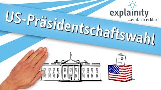 Die USPräsidentschaftswahl einfach erklärt explainity® Erklärvideo [upl. by Silvanus]