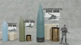 Artillery Ammunition Comparison [upl. by Sisile]