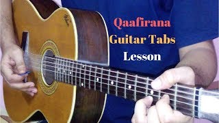 Qaafirana two strings guitar tabs lead lesson tutorial cover  Kedarnath [upl. by Ocker990]