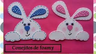 conejitos de foamy [upl. by Rehpotsihc]