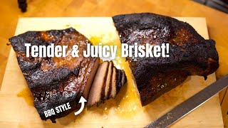 Oven Baked quotBBQ Stylequot Brisket  Low amp Slow amp Smokey [upl. by Melisa117]