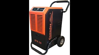 Comedes Bautrockner Luftentfeuchter BTR 50 max 51 Liter24h für Räume und Keller bis 100m²230m³ [upl. by Neelehtak]