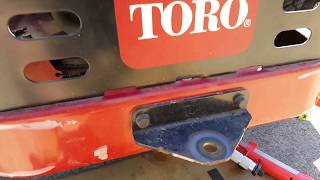 Toro TimeCutter Drive belt replacement [upl. by Faustina650]