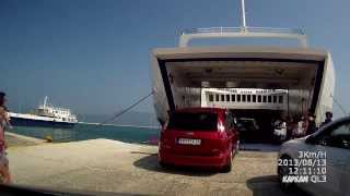 Ferries in Greece Corfu  Igoumenitsa Паромы Греции Корфу Игуменица [upl. by Ayoral]