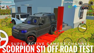 Scorpion s11 offroad test vs THAR [upl. by Simetra]