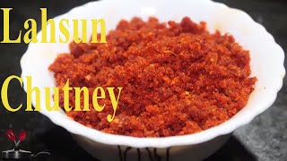 Lasun Chutney  Lahsun ki Chutney  लहसुन की चटनी  Garlic Chutney [upl. by Eniamej]