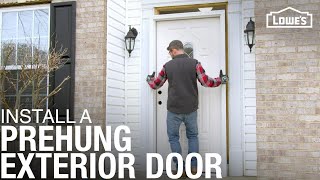 How To Install A Prehung Exterior Door [upl. by Nnyleimaj59]