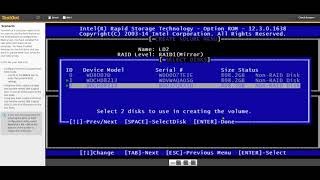 623  Prepare Disks for Install SETTING UP RAID ARRAYS [upl. by Publia420]