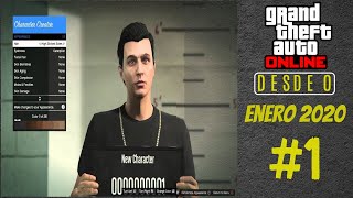 COMO INICIAR EN GTA ONLINE DESDE 0 EN 2020 1crea tu personaje primeras misiones y contactos [upl. by Tecil]