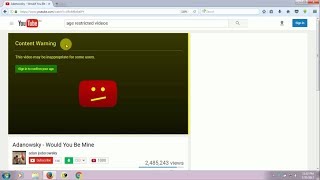 How to remove age restriction on Youtube videos without signin  100 working [upl. by Llewej]