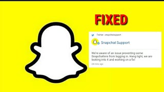 Why is SNAPCHAT not Working 2021 amp How to FIX SNAPCHAT 2021 100 Legitsnapchat not connecting [upl. by Aenad]