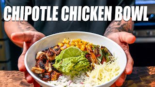 Healthy Chipotle Burrito Bowl Recipe [upl. by Attej861]