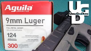 Aguila 9mm FMJ 124 Grain Range Review thanks for nothing Mrs UGD [upl. by Aiynot889]