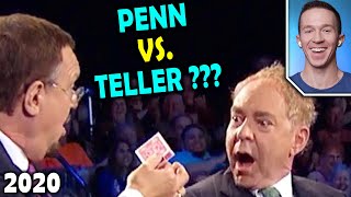 Magician REACTS to PENN TRICKING TELLER  on Penn and Teller FOOL US 2020 [upl. by Geiger]