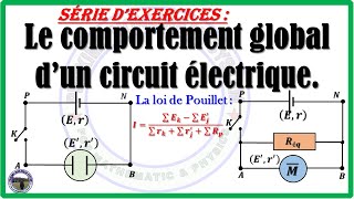 Série exercices comportement global circuit électrique 1 Bac [upl. by Eleanor]