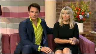 This Morning John Barrowman and Kate Thornton interview comedian Angelos Epithemiou [upl. by Yadsendew]