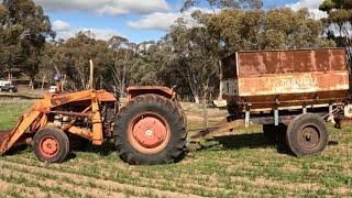 How to start and drive a Massey Ferguson 178 tractor [upl. by Odelinda]