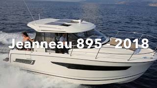 Jeanneau 895 Merry Fisher  2018 First look new interior [upl. by Charlton774]