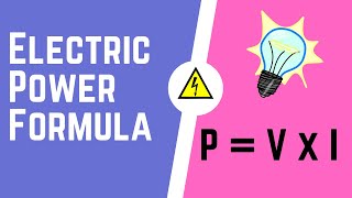 Electric Power Formula [upl. by Anavahs]