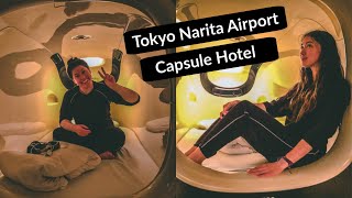 MOST CONVENIENT CAPSULE HOTEL EXPERIENCE  Tokyo Narita Airport 9 Hours Capsule Hotel [upl. by Sheelah]