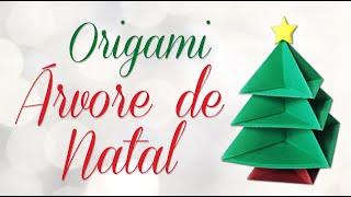 Árvore de Natal  Origami Passo a Passo  Christmas tree [upl. by Nieberg]