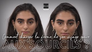 Comment changer la forme de votre visage avec les sourcils [upl. by Eniretak180]