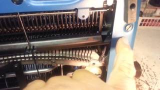 Smith Corona Typewriter DeJam Repair Fix DIY [upl. by Aleakcim585]