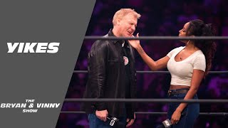 Brandi Rhodes and Dan Lambert trainwreck TV Bryan amp Vinny Show [upl. by Linson]