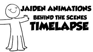 JaidenAnimations  Behind the Scenes Timelapse [upl. by Kenimod]