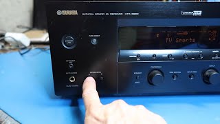 How to repair YAMAHA HTR2064 AVR for NO SOUND Problem TRICKS TO DETECT FAULTY IC amp REPLACEMENT [upl. by Lisabet]