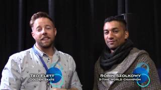 Golden Skate Interview with Robin Szolkowy at 2016 Skate America [upl. by Zillah]