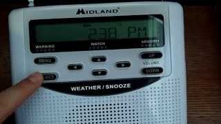 Midland WR120EZ Weather Radio Review [upl. by Howell564]